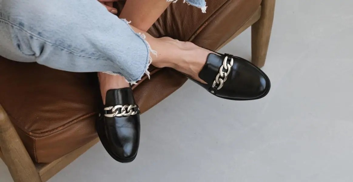 Mocassins en cuir femme a mors
