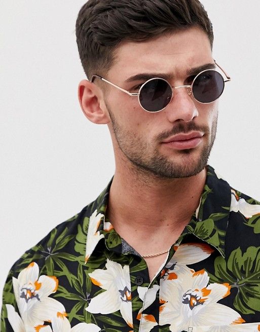 lunettes soleil rondes look