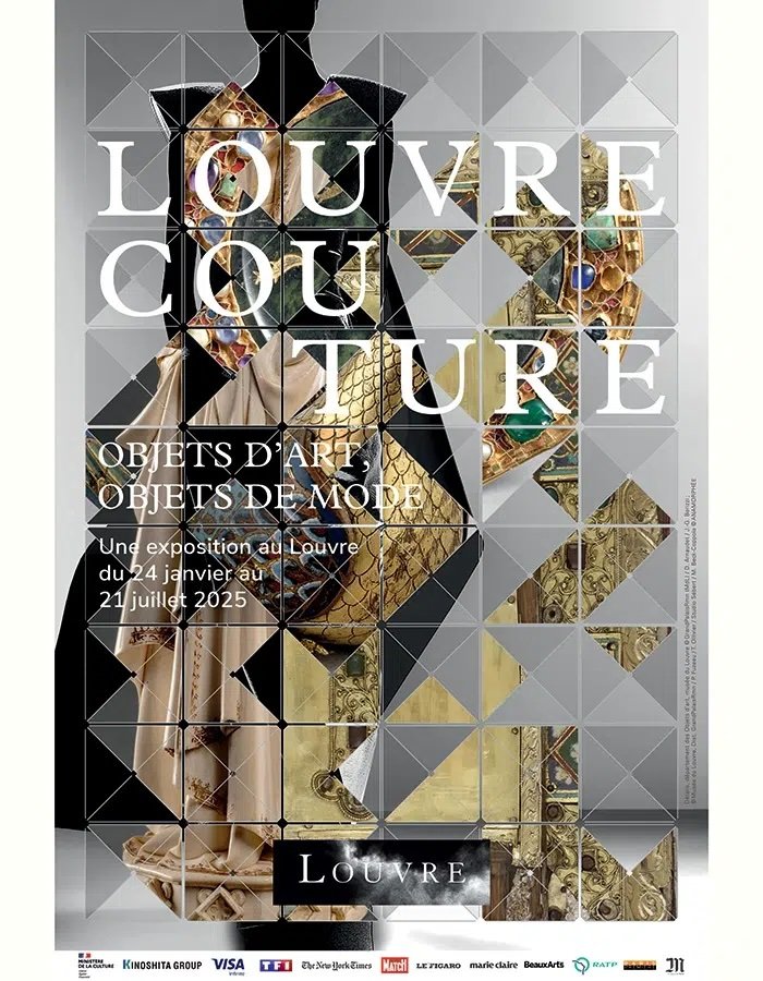 Affiche exposition Louvre Couture
