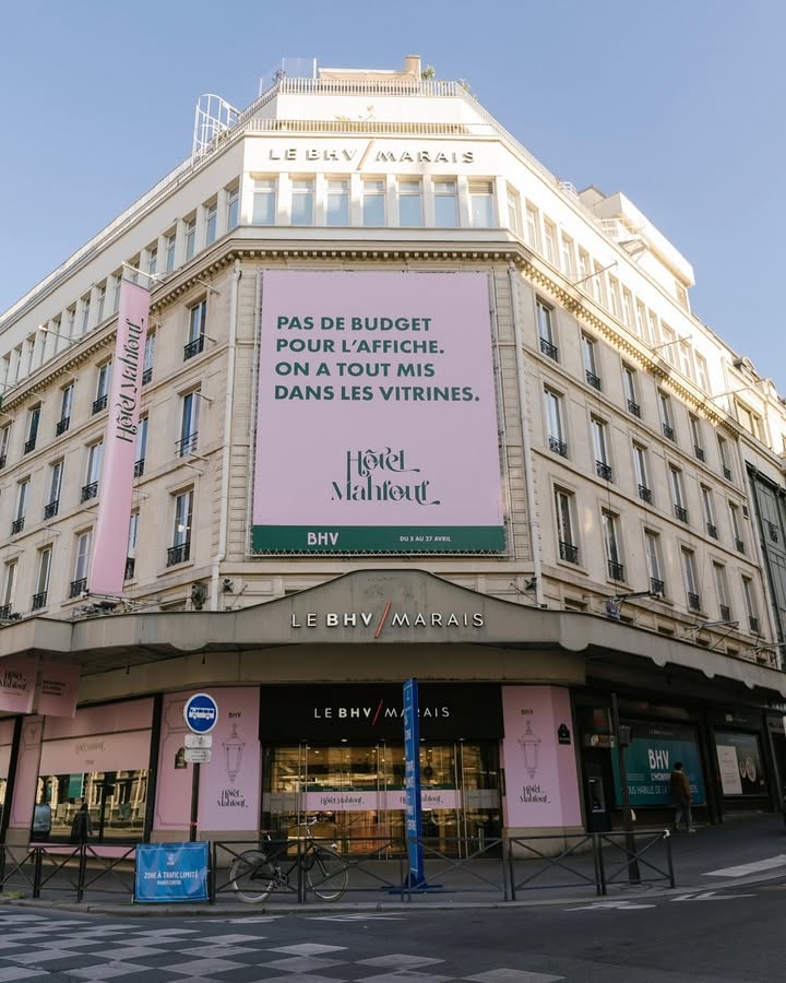 Pop-up Hôtel Mahfouf du BHV Léna Situation