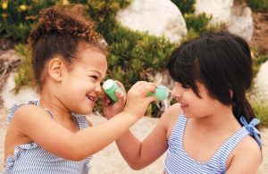 cremes solaires pour enfants