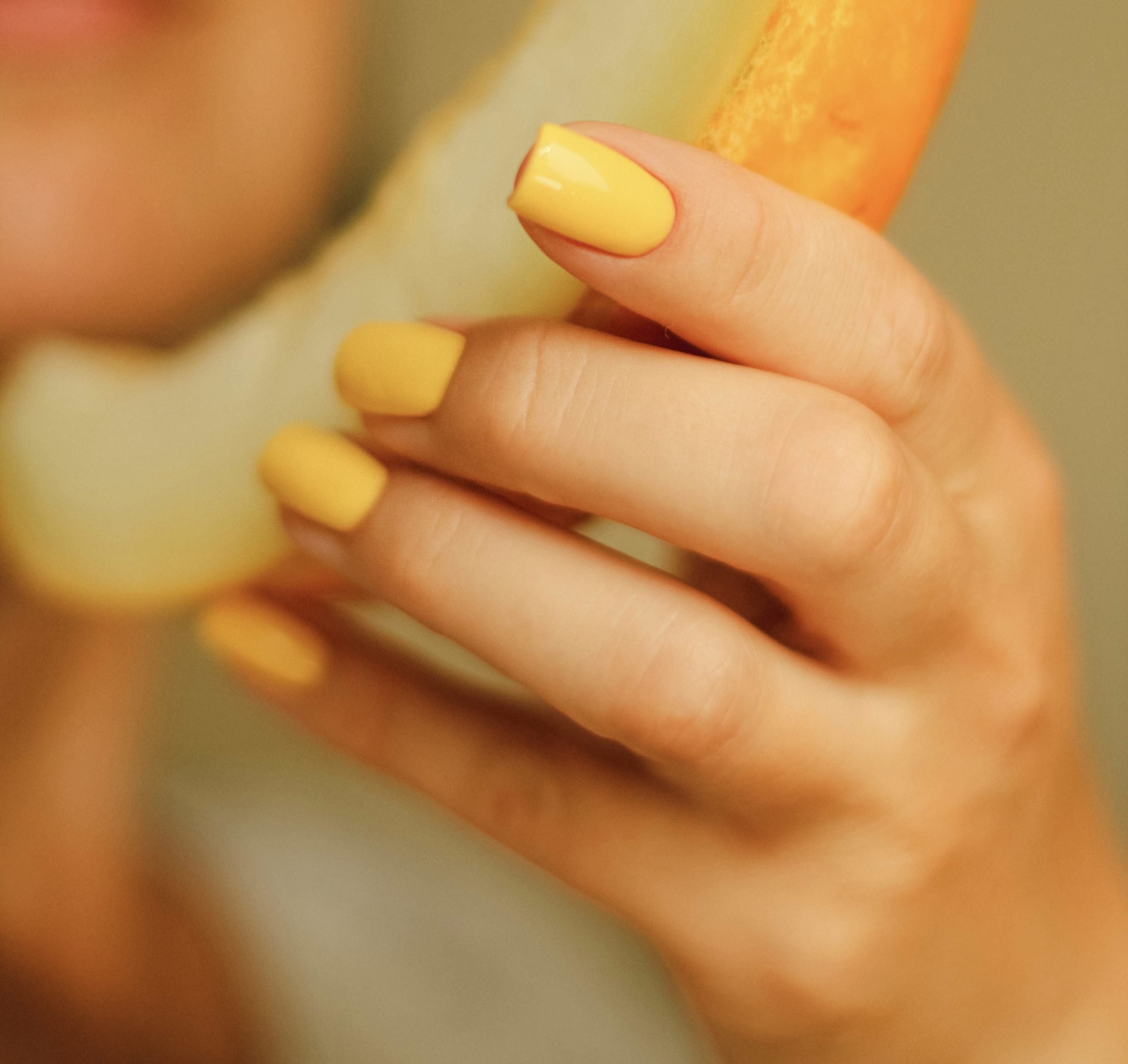 Fruit skin nails